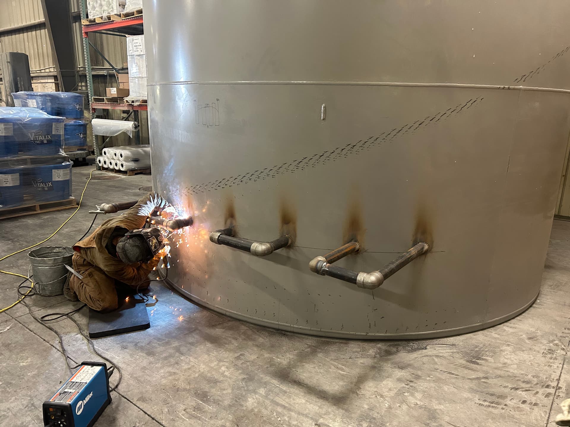 Expert Welding and Fabrication of Hot Oil Tank image