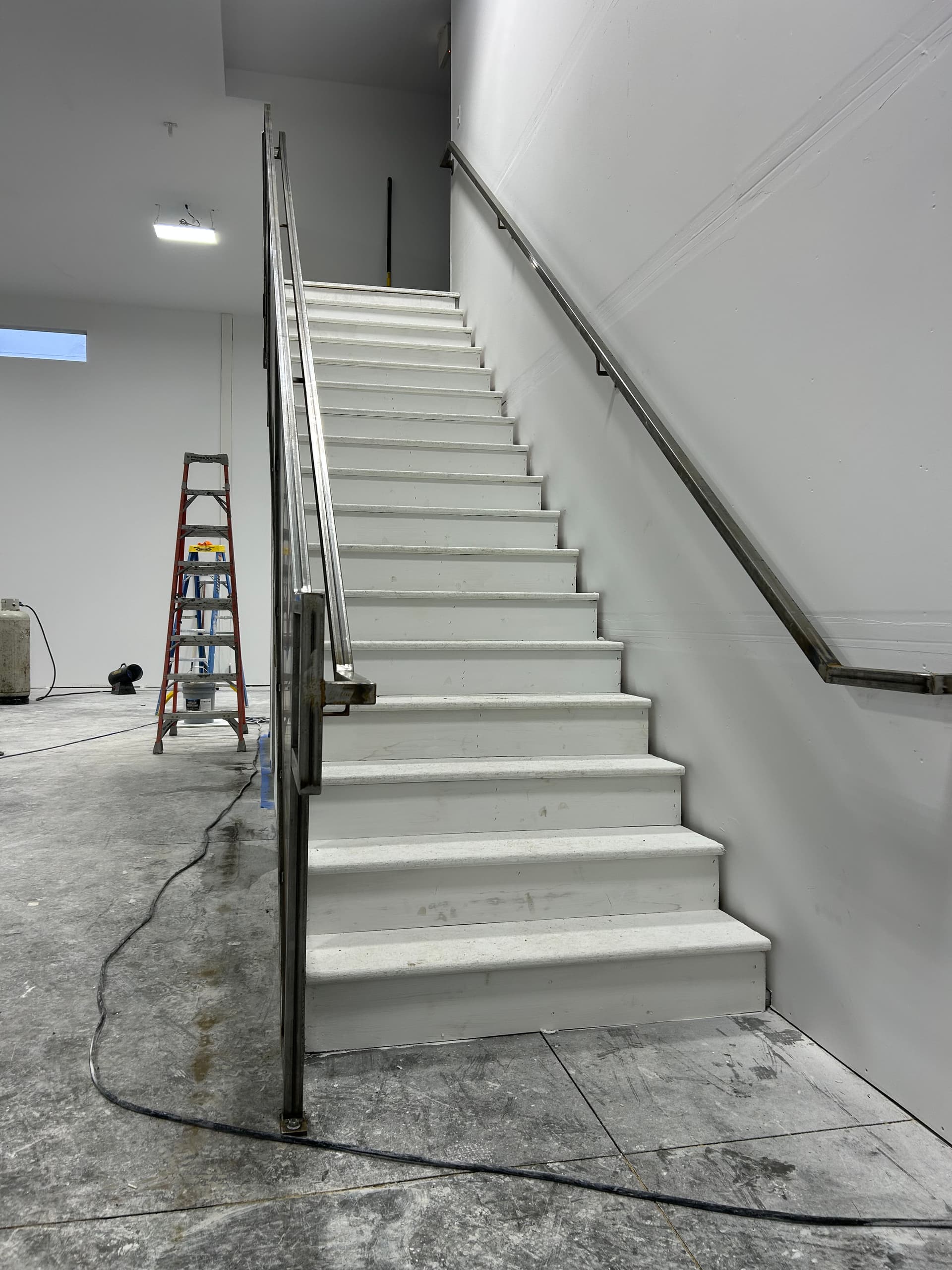 Gallery photos for Crafting Industrial Elegance with Our Latest Staircase Build: Image #2