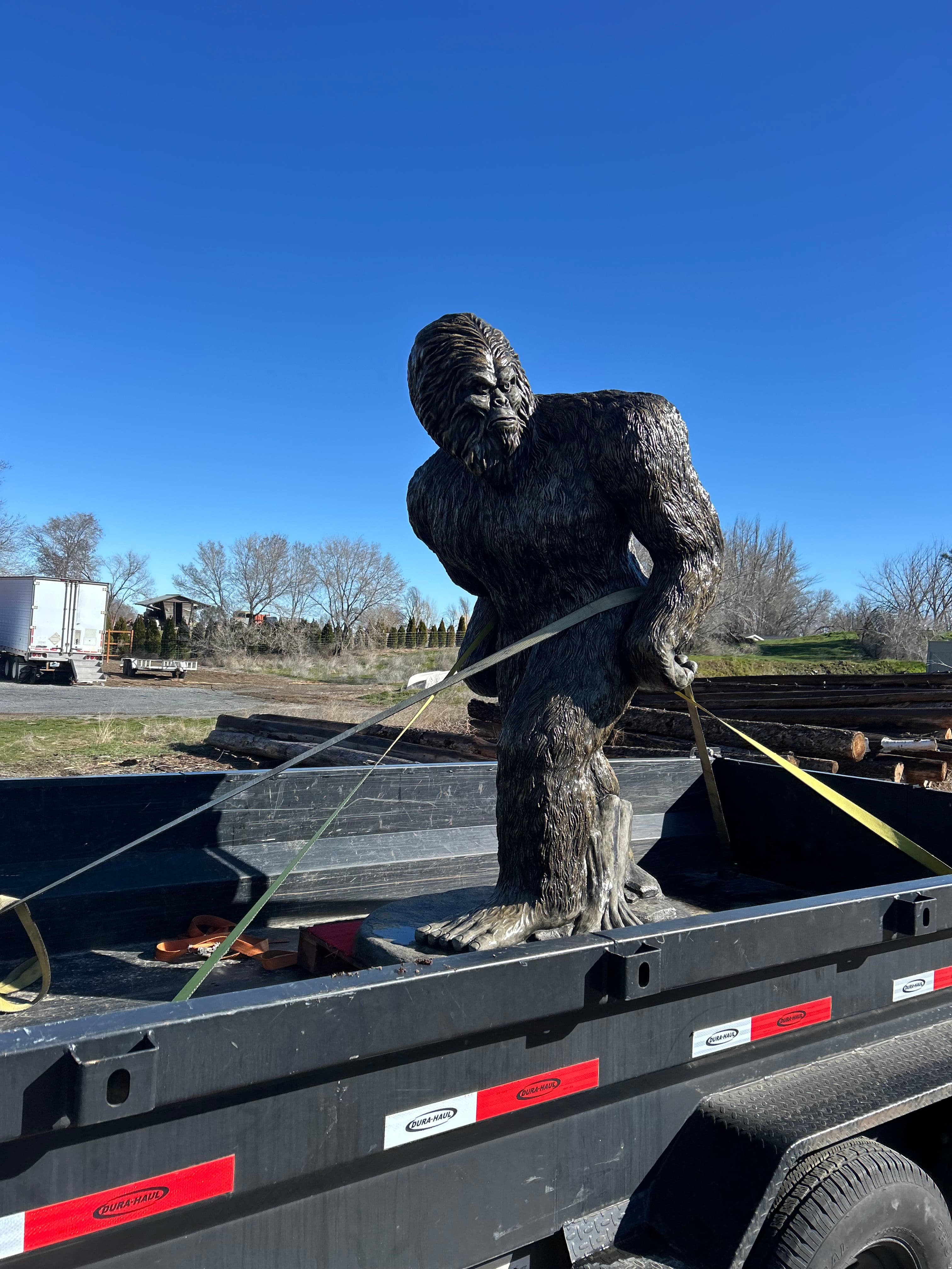 Project Sasquatch Statue Relocation by Tomcat's Welding and Fabrication image
