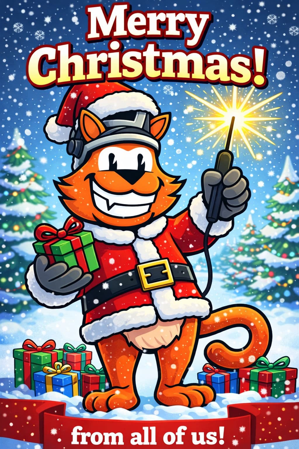 Warm Holiday Wishes from Tomcat's Welding Family image