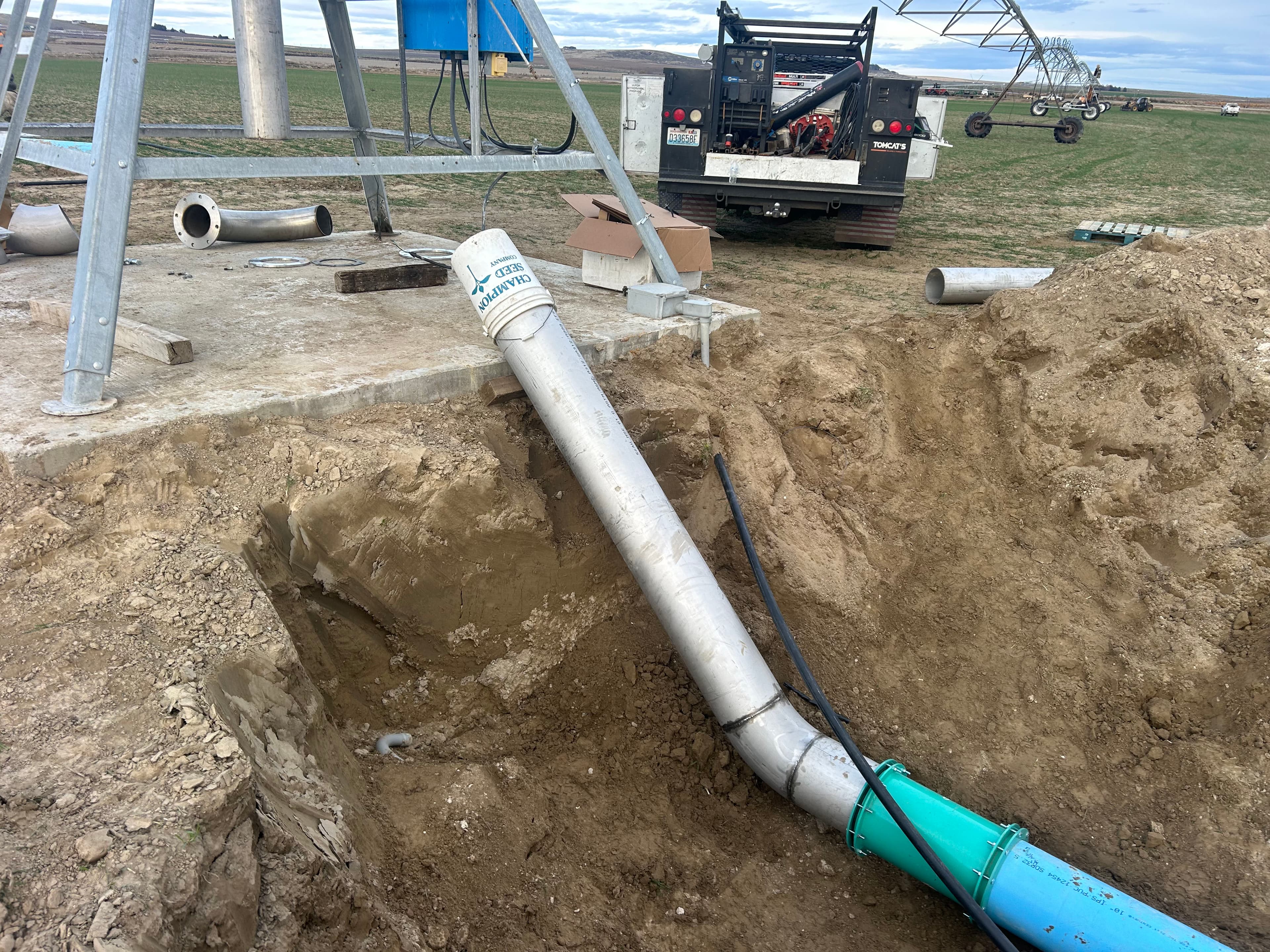 Project Boosting Irrigation Efficiency with Stainless Pivot Tie-Ins image