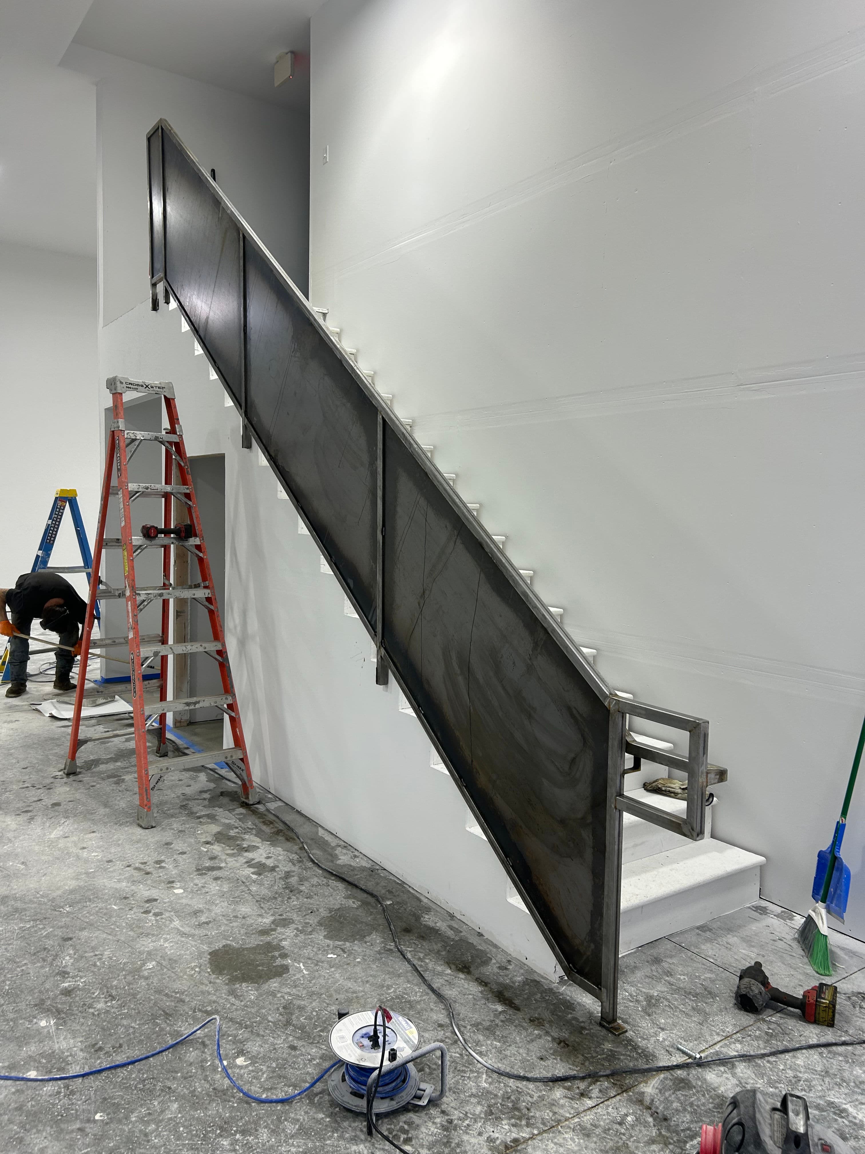 Project Crafting Industrial Elegance with Our Latest Staircase Build image