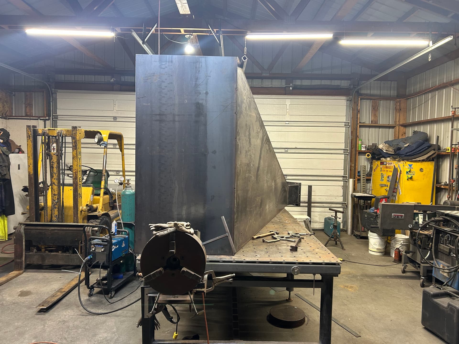 Gallery photos for Metal Bean Hopper Fabrication by Tomcats Welding: Image #2