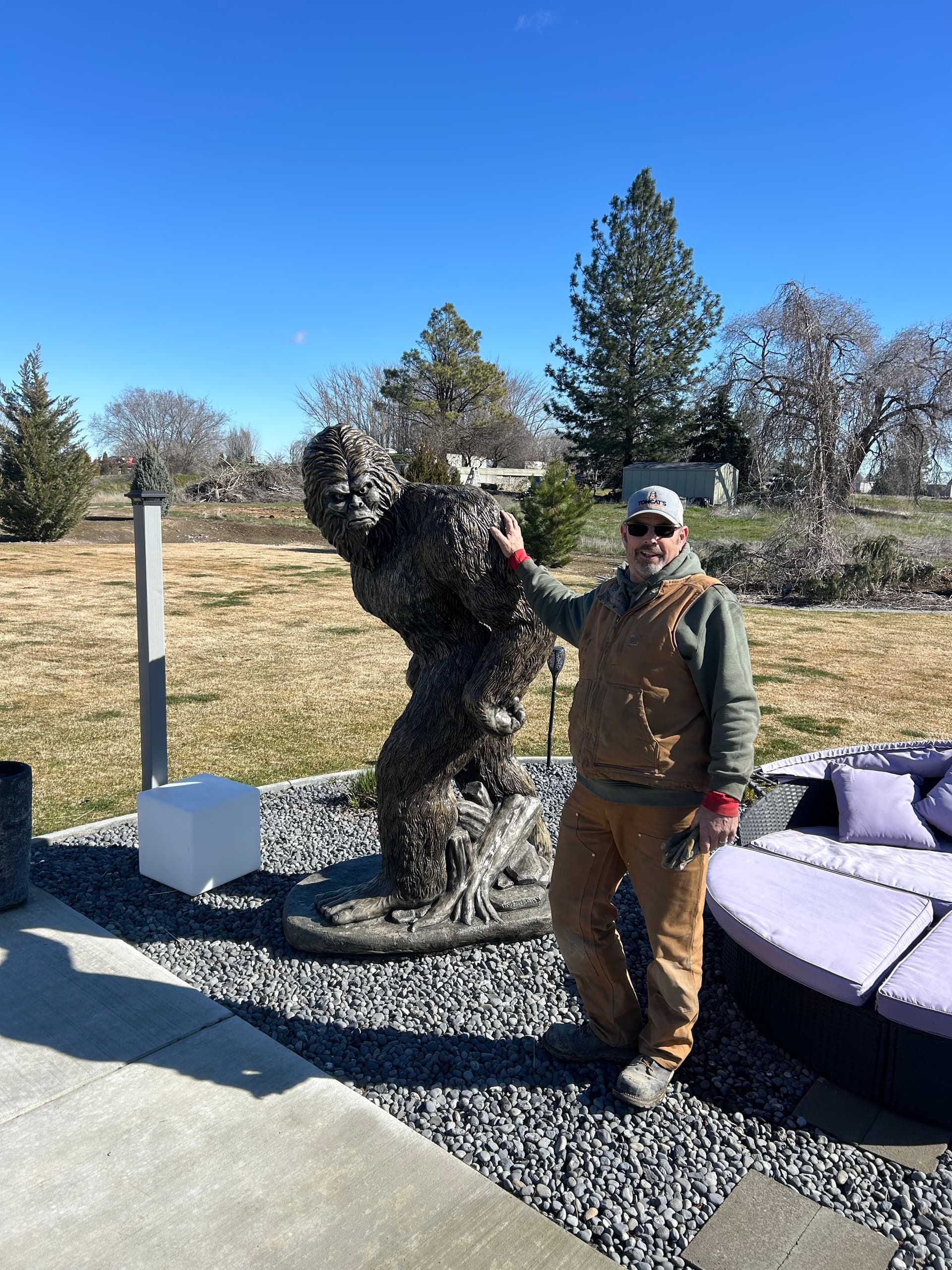 Gallery photos for Sasquatch Statue Relocation by Tomcat's Welding and Fabrication: Image #2