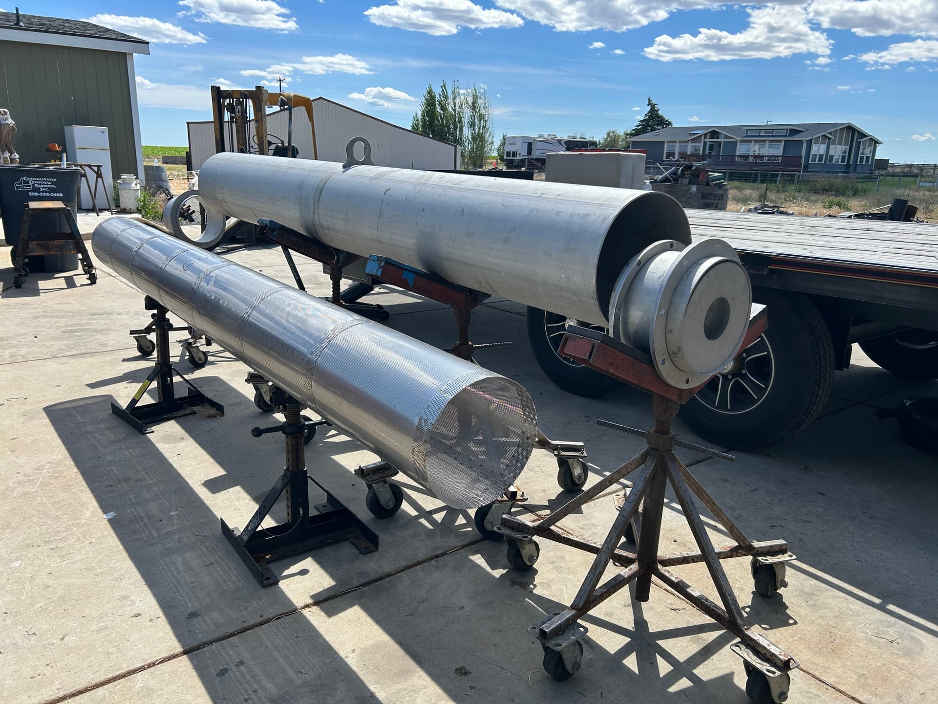 Custom Stainless Steel Filter Fabrication in Progress image