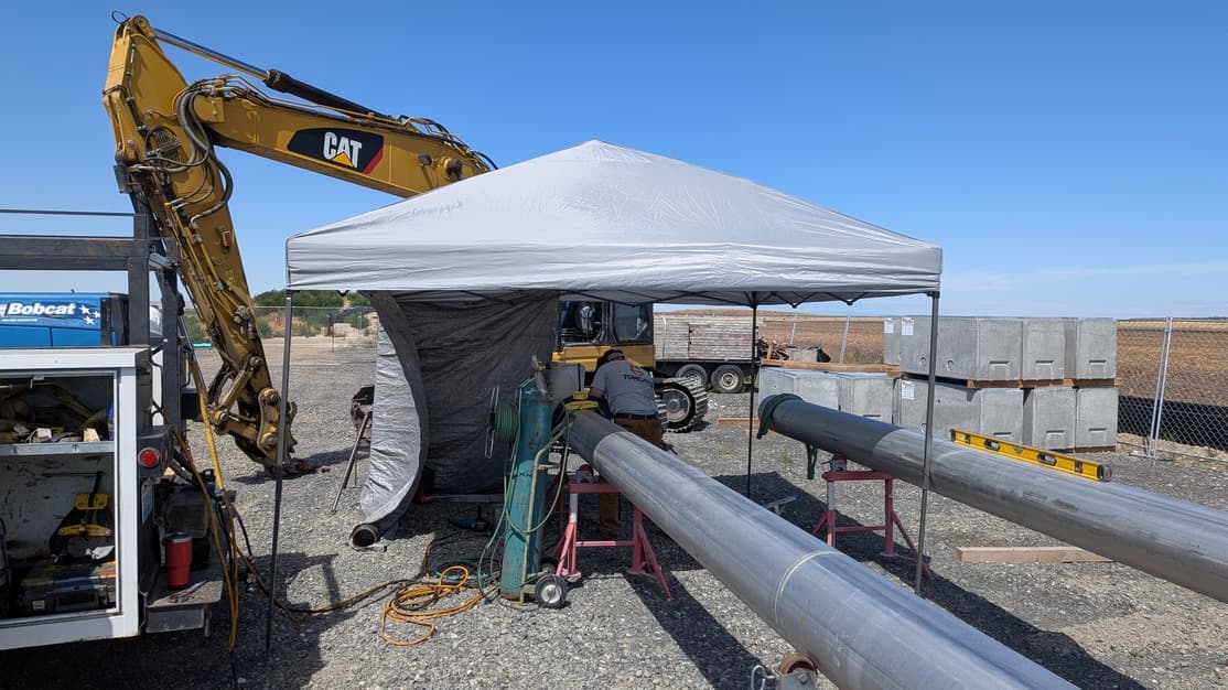 Stainless Steel Pipe Welding for a New Pump Station image