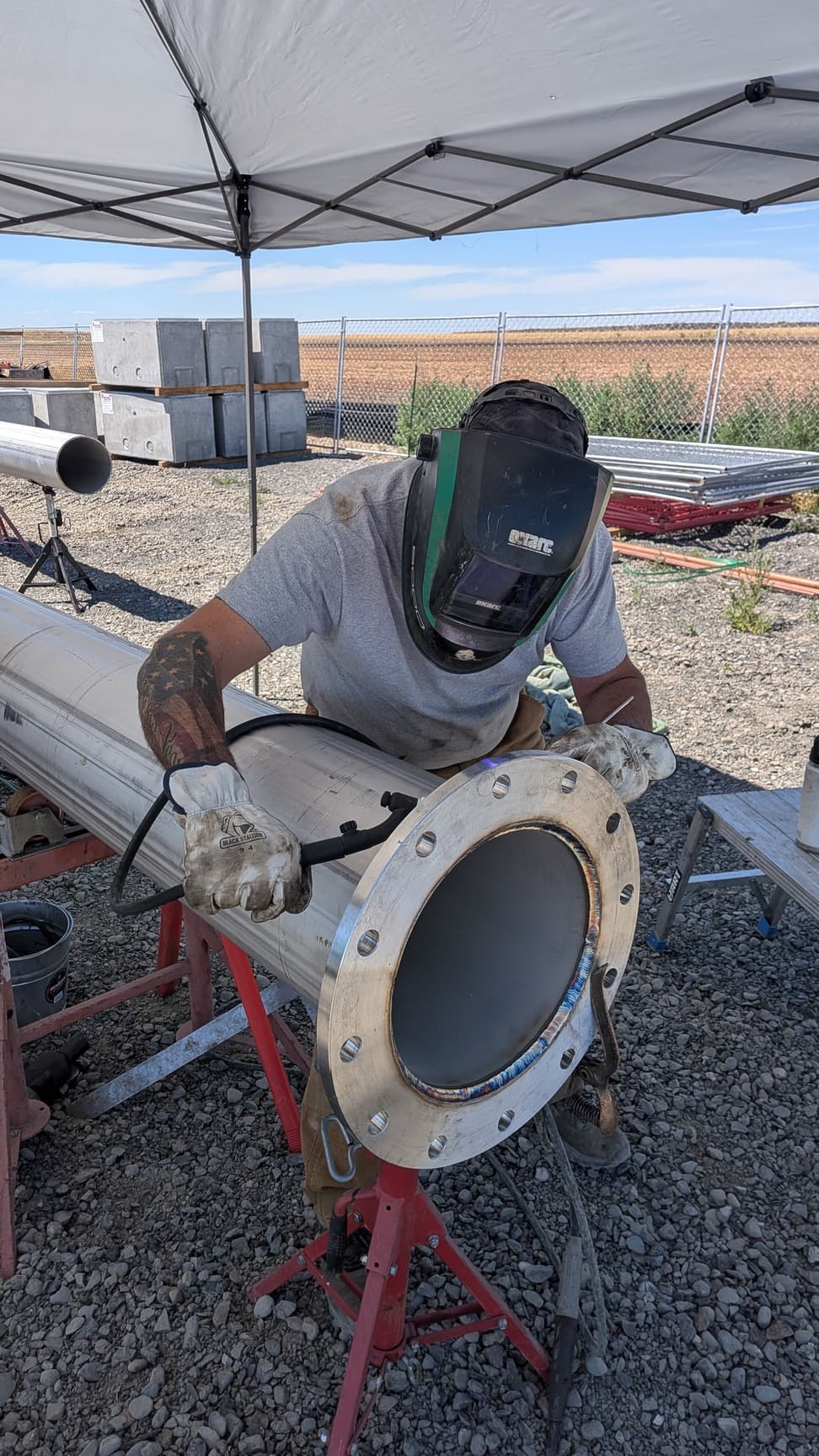 Gallery photos for Stainless Steel Pipe Welding for a New Pump Station: Image #1