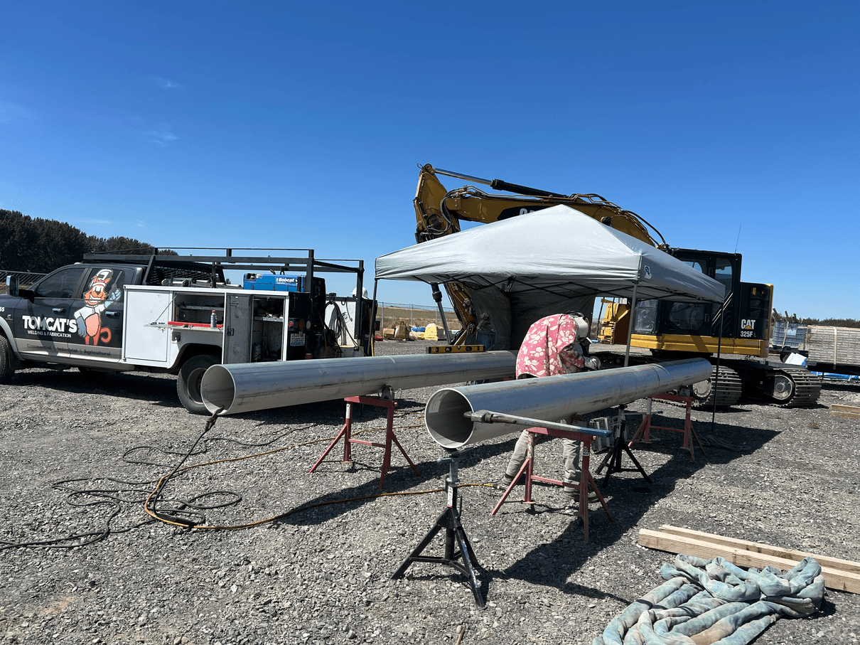 Gallery photos for Stainless Steel Pipe Welding for a New Pump Station: Image #2