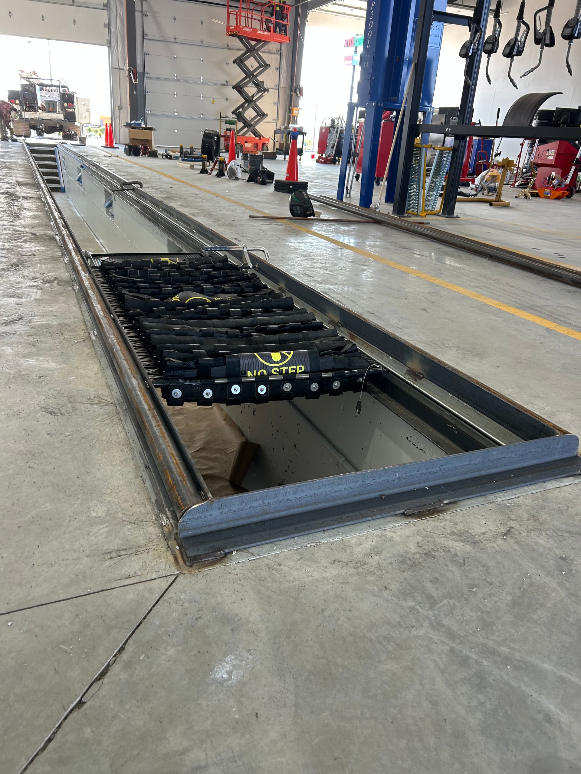Custom Wheel Guard Fabrication for Grandview WA Truck Service Shop image