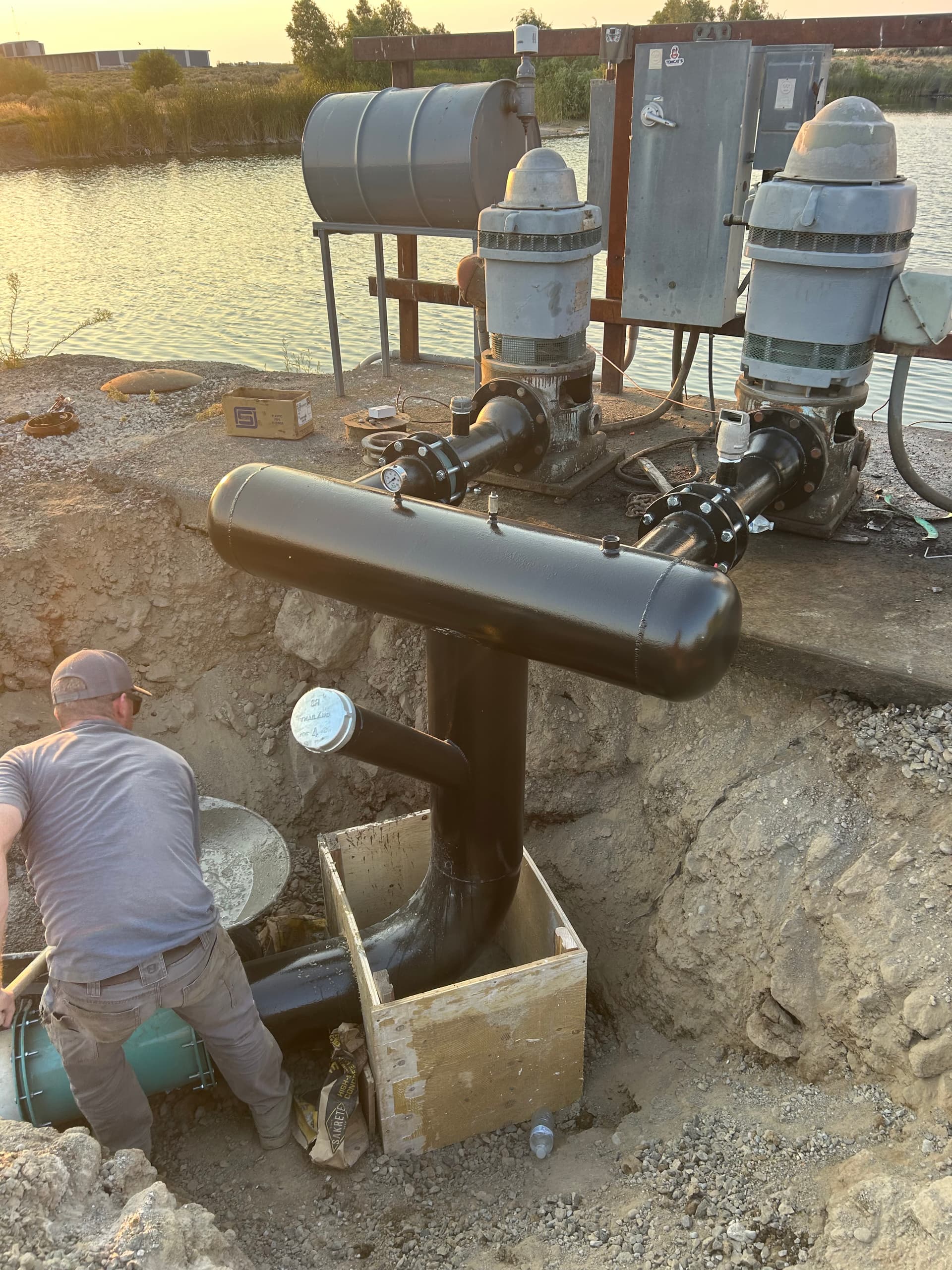 Gallery photos for Pump Station Overhaul with Custom Pipe Fabrication and Full Install: Image #2