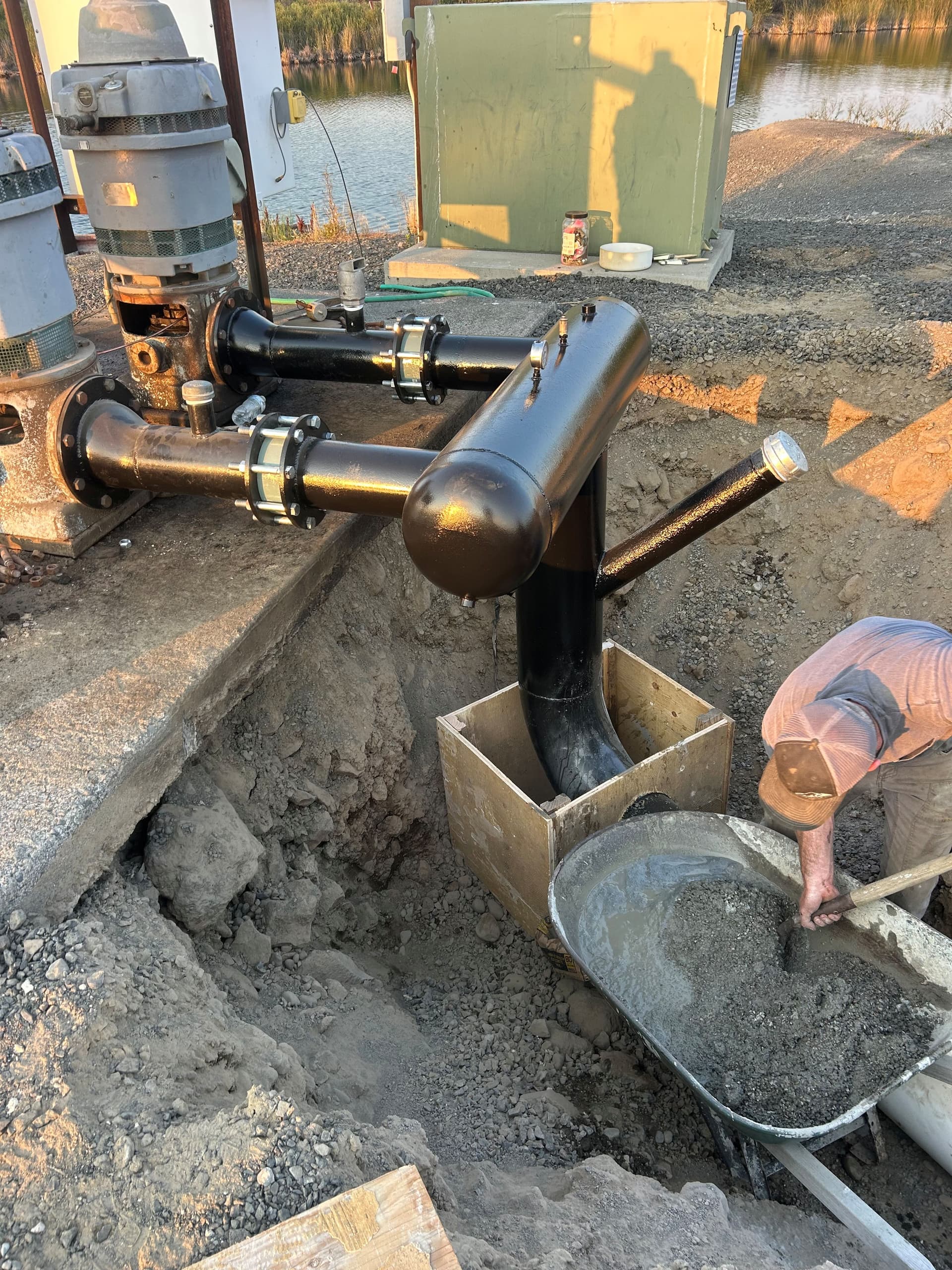 Pump Station Overhaul with Custom Pipe Fabrication and Full Install image