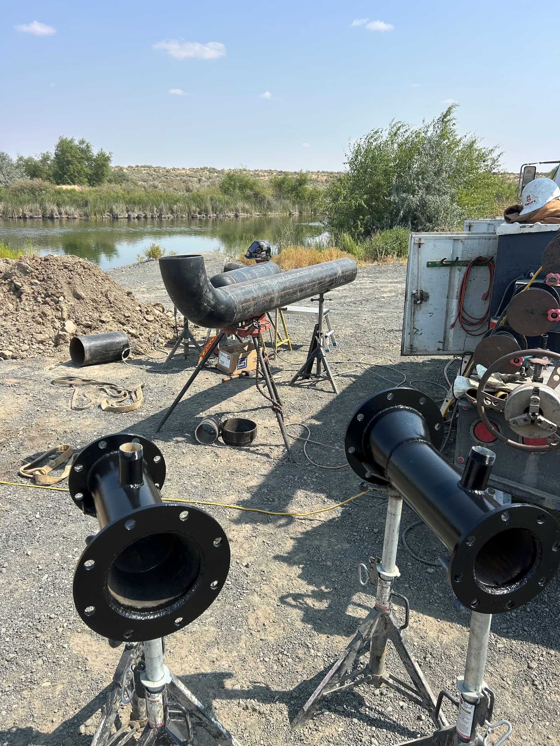 Gallery photos for Pump Station Overhaul with Custom Pipe Fabrication and Full Install: Image #1